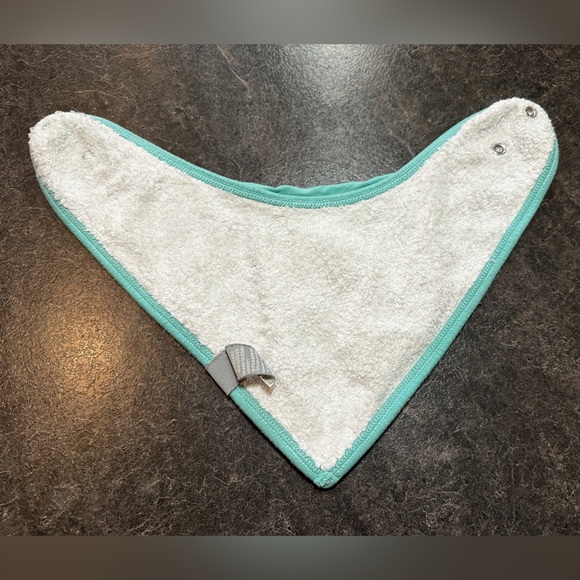 Kyte Baby Bib Jade Retired Blue 100% Bamboo - Picture 3 of 3